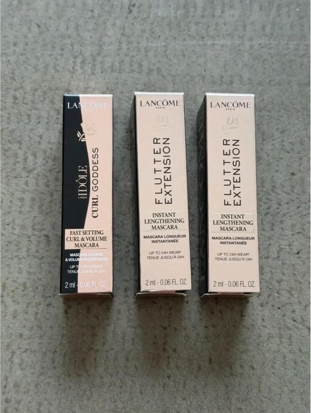 Lancôme / Mini Mascara Set 3pc / Lash Idôle + Flutter Ext